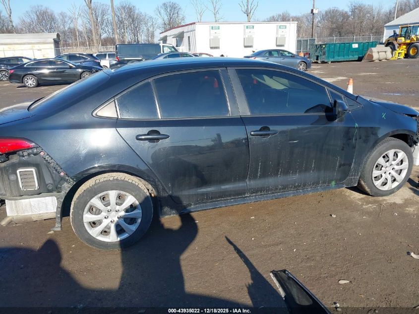 2021 Toyota Corolla Le VIN: JTDEPMAE6MJ170141 Lot: 43935022