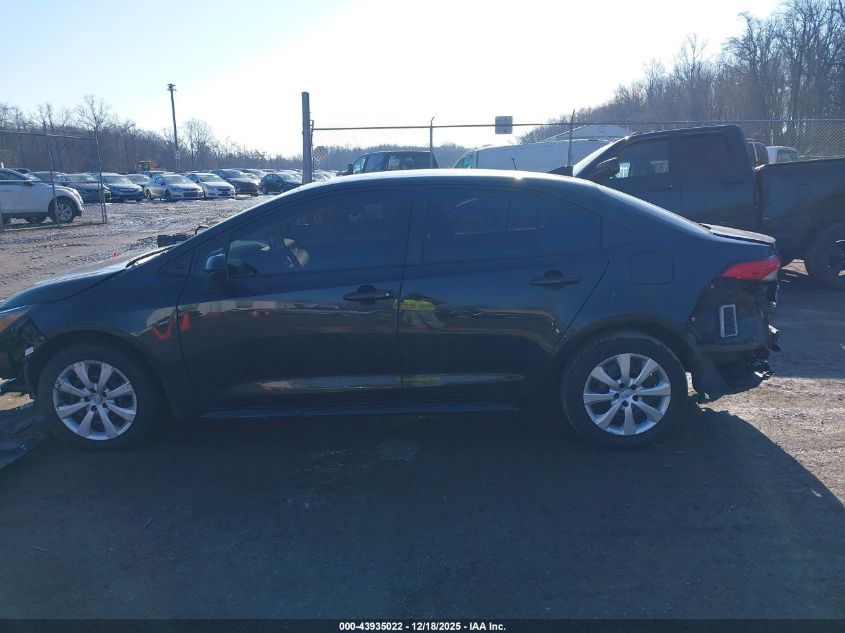 2021 Toyota Corolla Le VIN: JTDEPMAE6MJ170141 Lot: 43935022