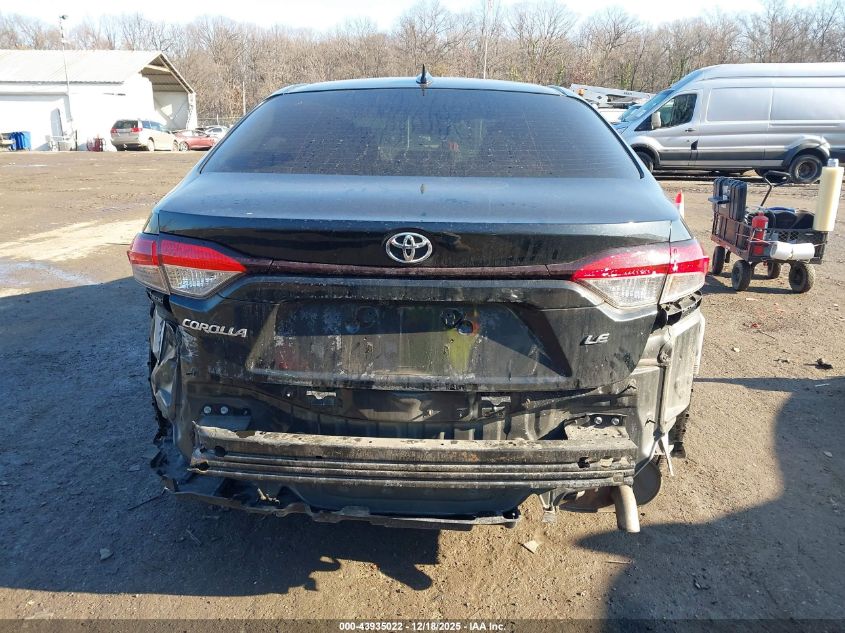 2021 Toyota Corolla Le VIN: JTDEPMAE6MJ170141 Lot: 43935022