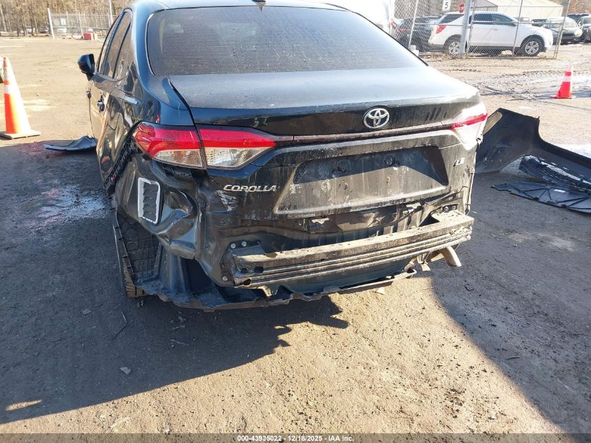 2021 Toyota Corolla Le VIN: JTDEPMAE6MJ170141 Lot: 43935022