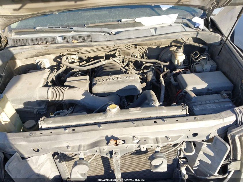 2008 Toyota Tundra Base 4.7L V8 VIN: 5TFRT54168X025115 Lot: 43935023