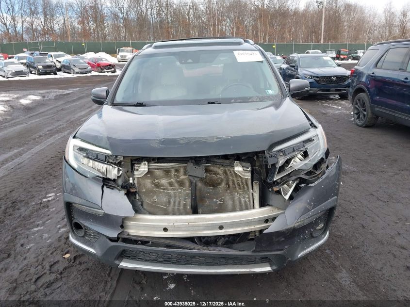 2021 Honda Pilot Awd Elite VIN: 5FNYF6H07MB045274 Lot: 43935025