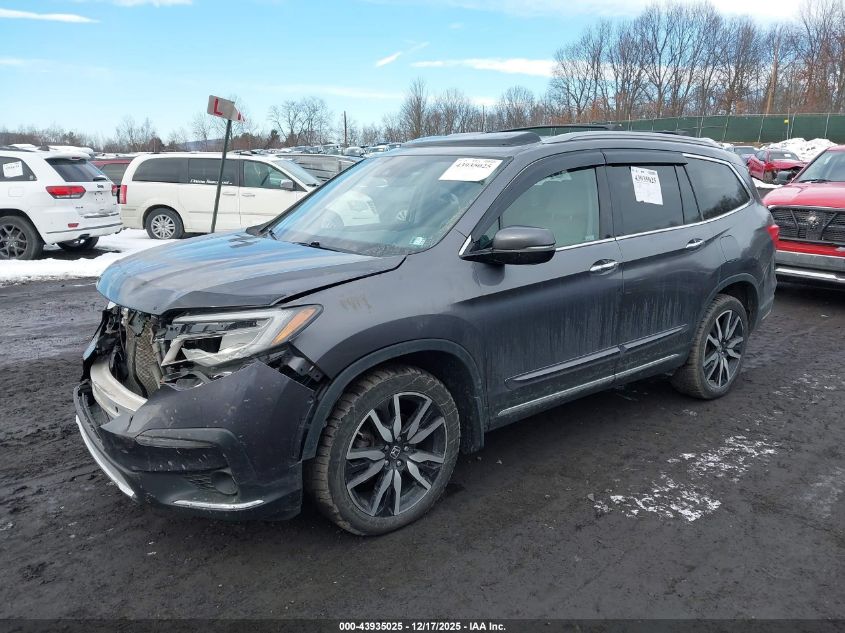 2021 Honda Pilot Awd Elite VIN: 5FNYF6H07MB045274 Lot: 43935025