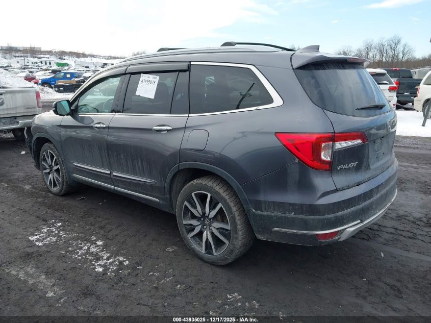 2021 Honda Pilot Awd Elite VIN: 5FNYF6H07MB045274 Lot: 43935025