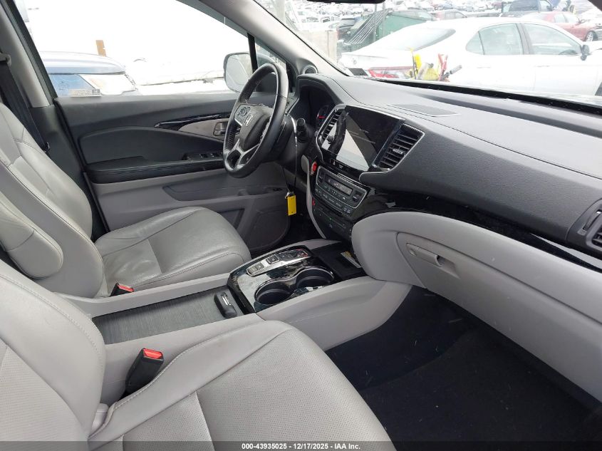 2021 Honda Pilot Awd Elite VIN: 5FNYF6H07MB045274 Lot: 43935025