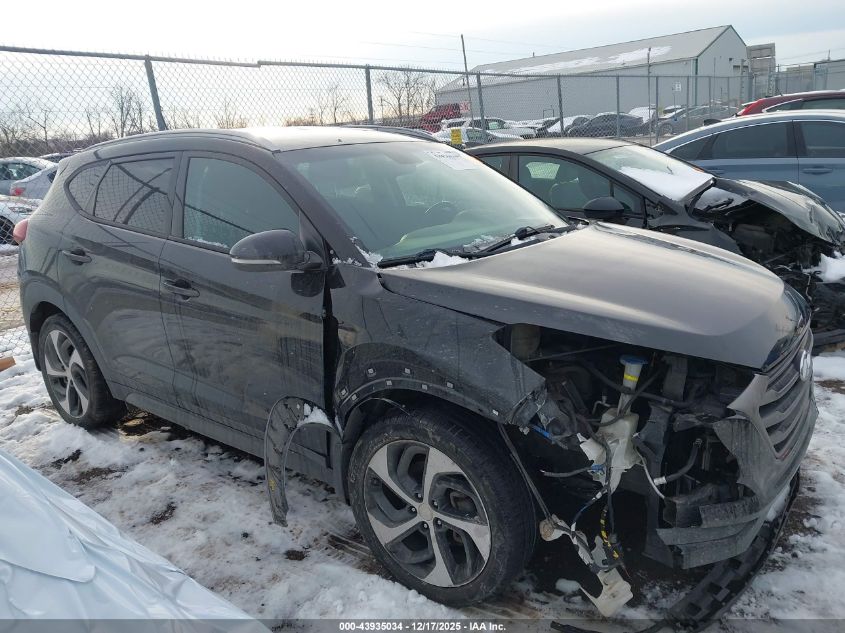 2016 Hyundai Tucson Sport VIN: KM8J3CA28GU209787 Lot: 43935034