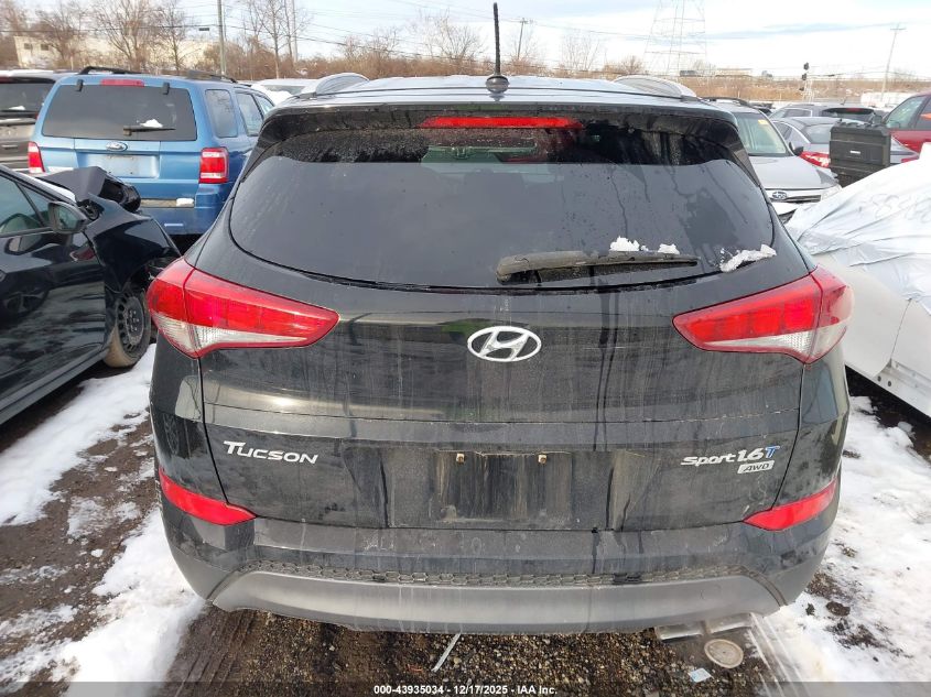 2016 Hyundai Tucson Sport VIN: KM8J3CA28GU209787 Lot: 43935034