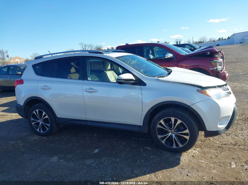 2015 Toyota Rav4 Limited VIN: 2T3DFREV4FW293236 Lot: 43935054