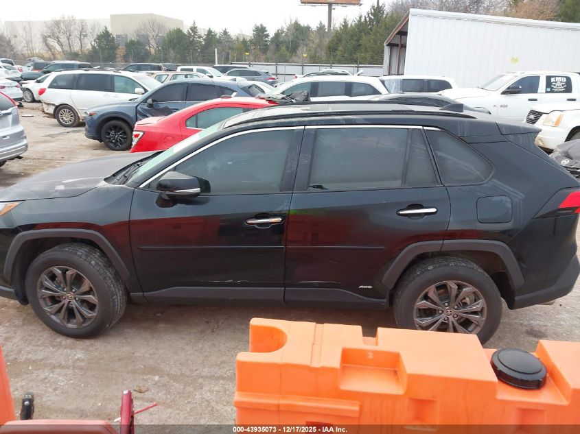 2022 Toyota Rav4 Hybrid Limited VIN: 4T3D6RFV9NU067433 Lot: 43935073