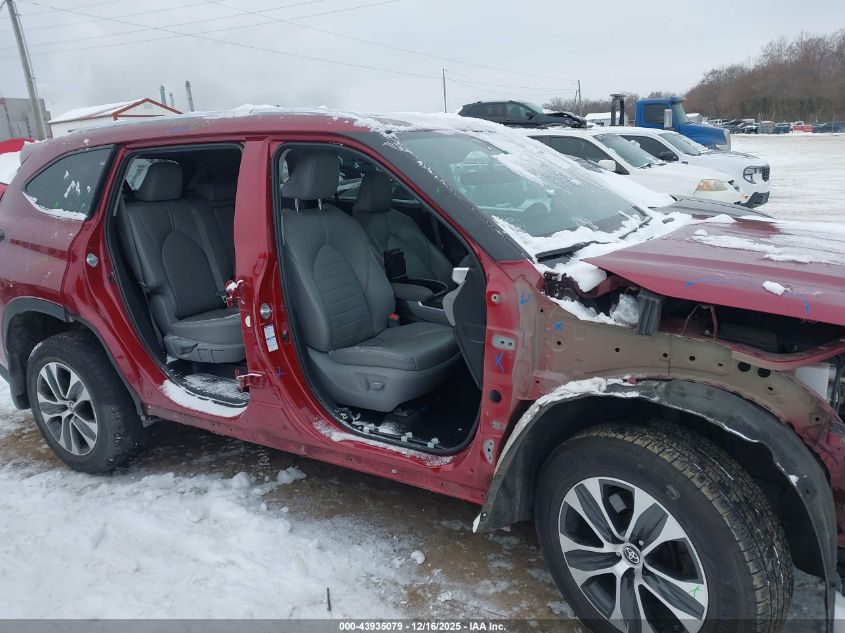 2021 Toyota Highlander Xle VIN: 5TDGZRBH1MS144865 Lot: 43935079