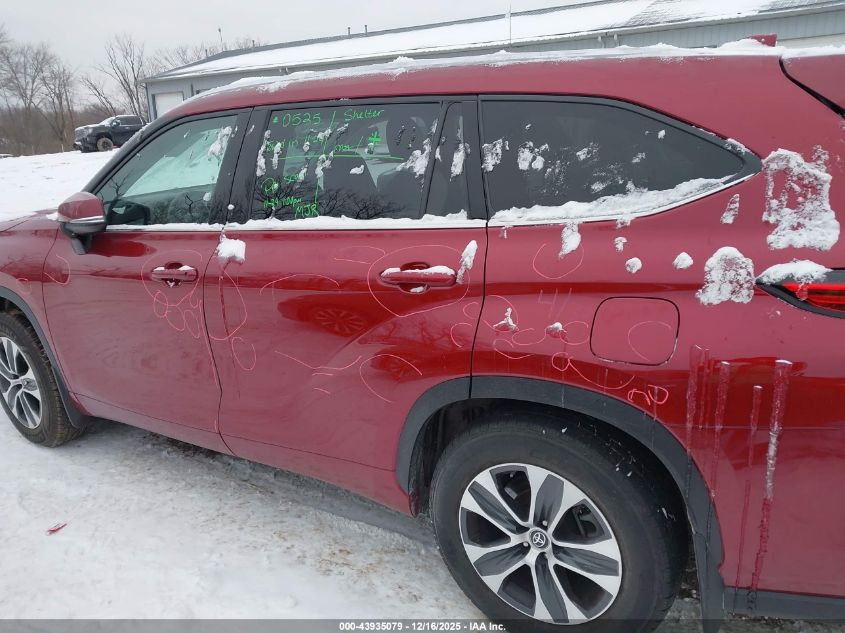 2021 Toyota Highlander Xle VIN: 5TDGZRBH1MS144865 Lot: 43935079