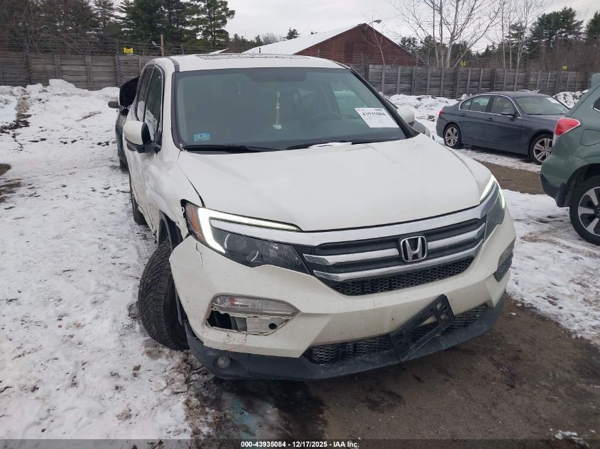 2018 Honda Pilot Ex-L VIN: 5FNYF6H89JB056116 Lot: 43935084