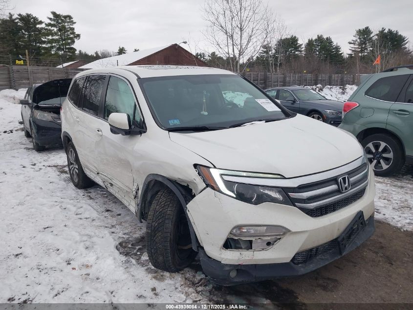 2018 Honda Pilot Ex-L VIN: 5FNYF6H89JB056116 Lot: 43935084