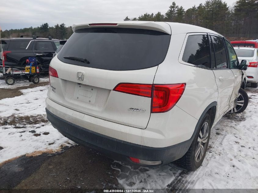 2018 Honda Pilot Ex-L VIN: 5FNYF6H89JB056116 Lot: 43935084