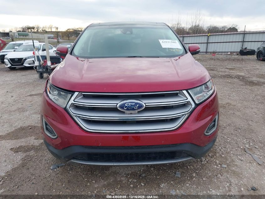 2015 Ford Edge Titanium VIN: 2FMPK4K8XFBC29453 Lot: 43935105