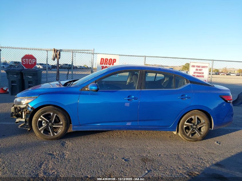 2025 Nissan Sentra Sv VIN: 3N1AB8CV6SY299638 Lot: 43935109