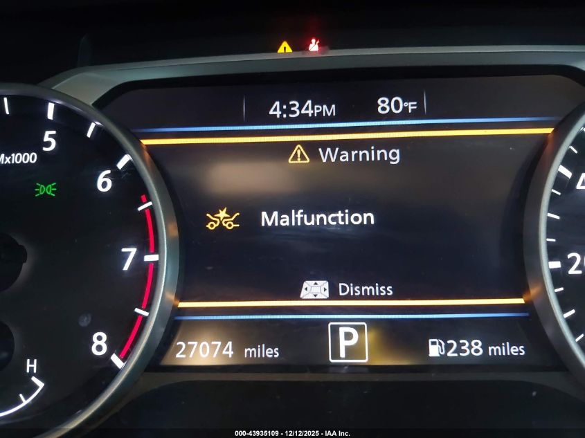 2025 Nissan Sentra Sv VIN: 3N1AB8CV6SY299638 Lot: 43935109