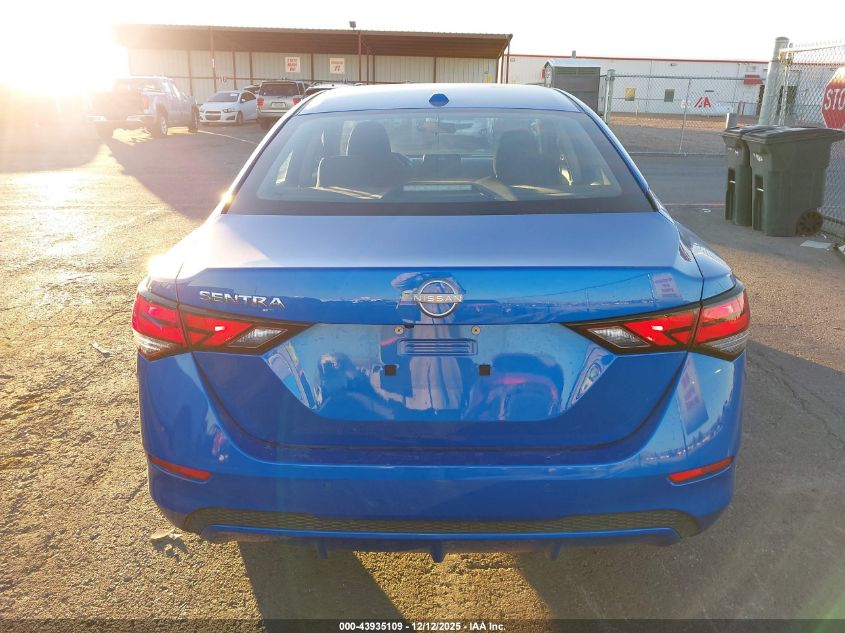 2025 Nissan Sentra Sv VIN: 3N1AB8CV6SY299638 Lot: 43935109