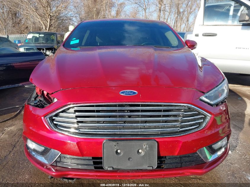 2017 Ford Fusion Se VIN: 3FA6P0HD2HR396883 Lot: 43935119