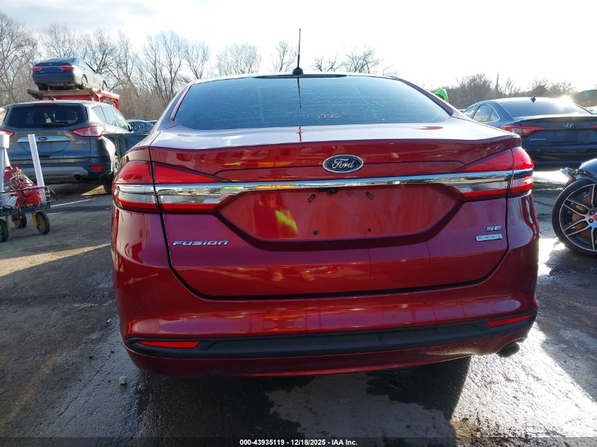 2017 Ford Fusion Se VIN: 3FA6P0HD2HR396883 Lot: 43935119
