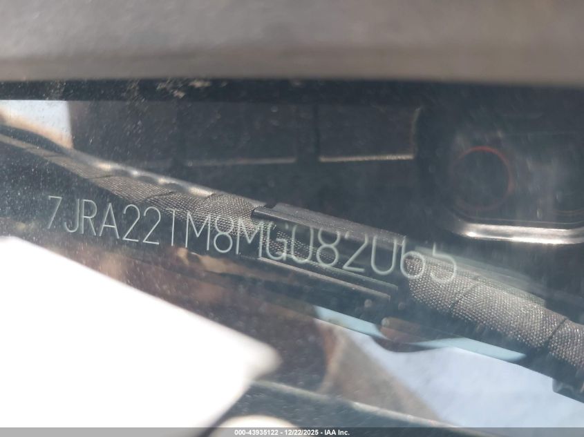 2021 Volvo S60 T6 R-Design VIN: 7JRA22TM8MG082065 Lot: 43935122