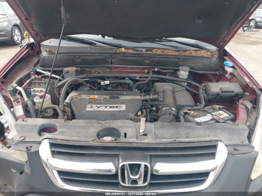 2004 Honda Cr-V Ex VIN: SHSRD78844U205013 Lot: 43935131