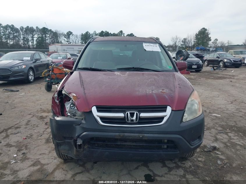 2004 Honda Cr-V Ex VIN: SHSRD78844U205013 Lot: 43935131