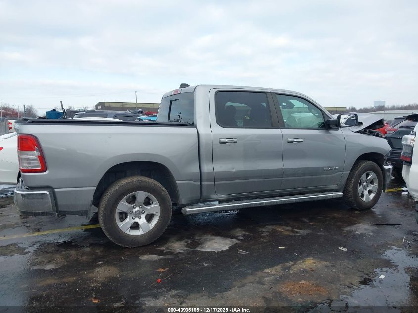 2019 Ram 1500 Big Horn/Lone Star 4X4 5'7 Box VIN: 1C6SRFFT4KN824020 Lot: 43935165