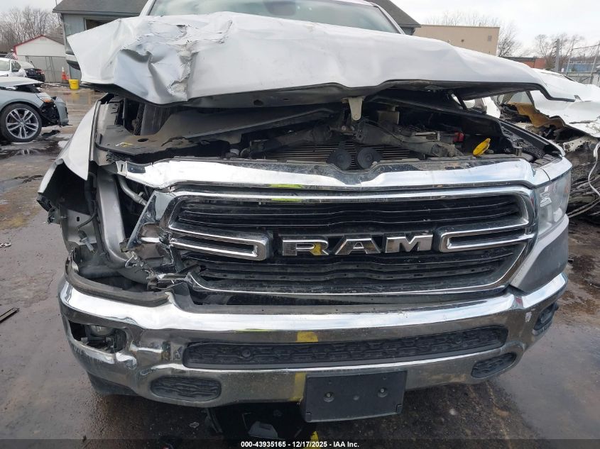 2019 Ram 1500 Big Horn/Lone Star 4X4 5'7 Box VIN: 1C6SRFFT4KN824020 Lot: 43935165