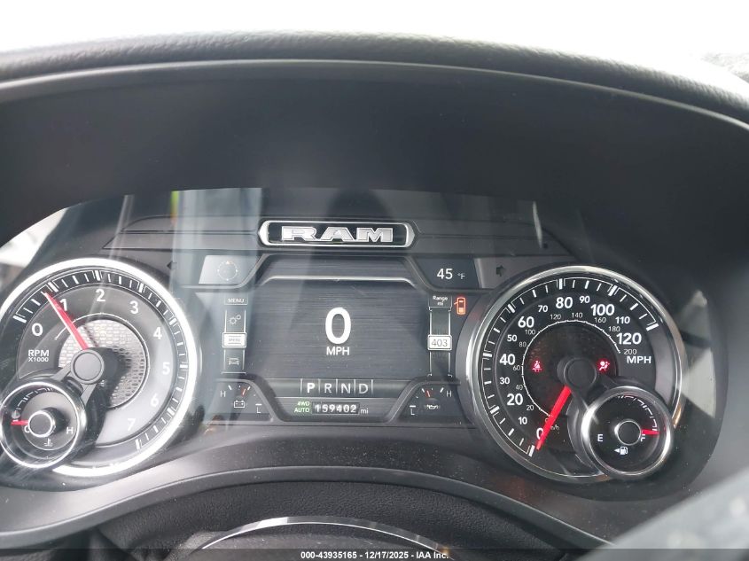 2019 Ram 1500 Big Horn/Lone Star 4X4 5'7 Box VIN: 1C6SRFFT4KN824020 Lot: 43935165