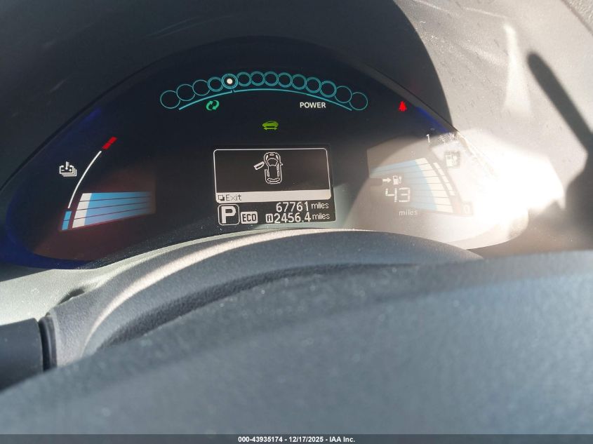 2017 Nissan Leaf S VIN: 1N4BZ0CP5HC308918 Lot: 43935174