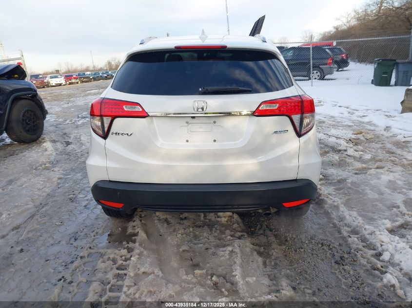2022 Honda Hr-V Awd Ex VIN: 3CZRU6H56NM732369 Lot: 43935184