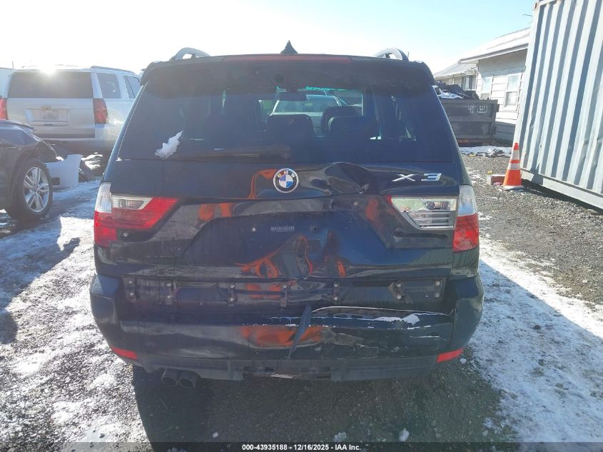 2009 BMW X3 xDrive30I VIN: WBXPC93499WJ26251 Lot: 43935188