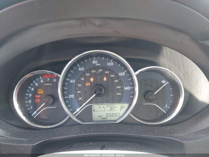 2016 Toyota Corolla Le VIN: 2T1BURHE7GC693005 Lot: 43935190