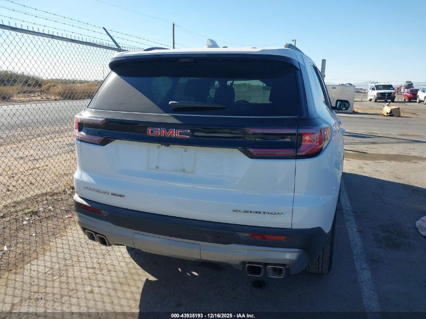 2026 GMC Acadia Elevation Awd VIN: 1GKENNKS1TJ159941 Lot: 43935193