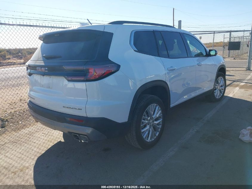 2026 GMC Acadia Elevation Awd VIN: 1GKENNKS1TJ159941 Lot: 43935193