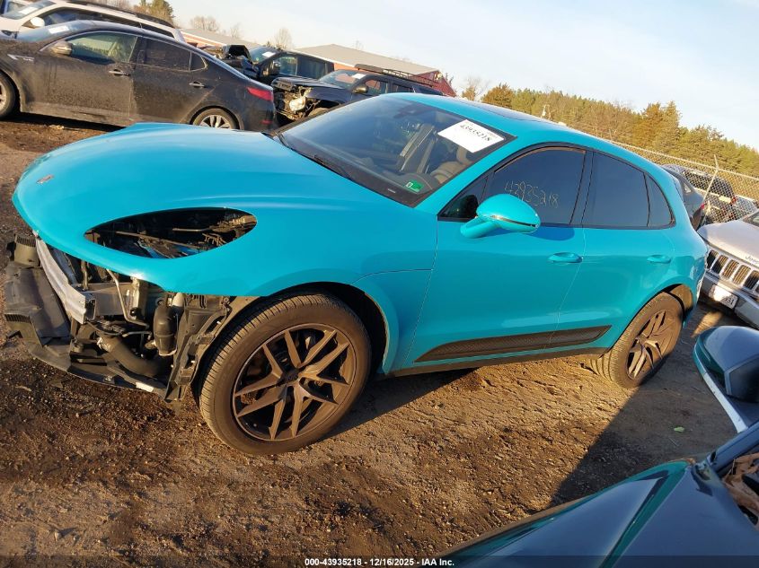 2022 Porsche Macan VIN: WP1AA2A58NLB08829 Lot: 43935218