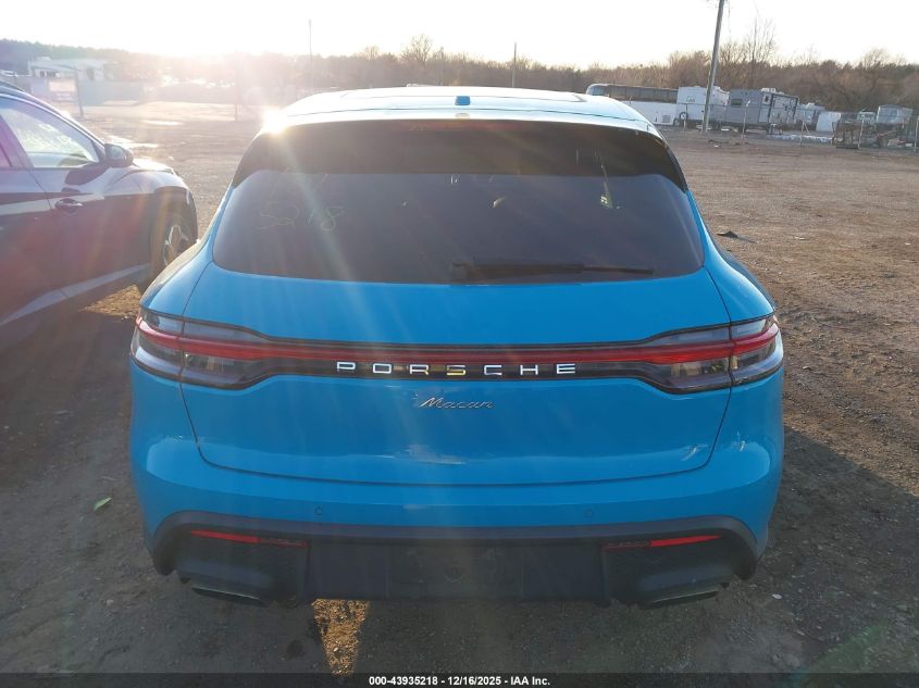 2022 Porsche Macan VIN: WP1AA2A58NLB08829 Lot: 43935218