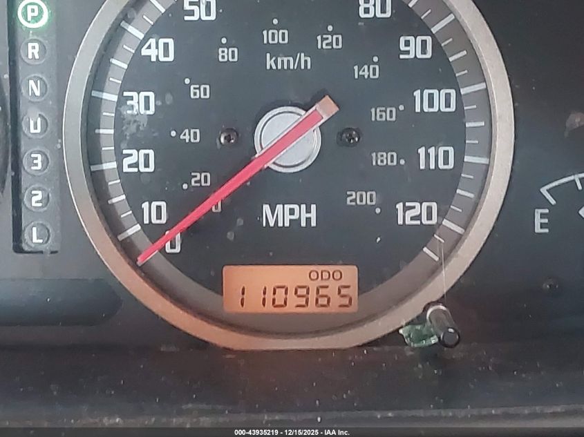 2003 Isuzu Rodeo S 3.2L V6 VIN: 4S2CK58W434303815 Lot: 43935219