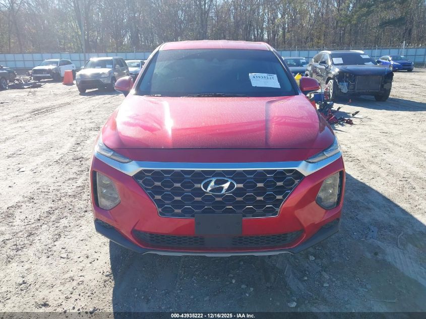 2020 Hyundai Santa Fe Se VIN: 5NMS23AD5LH218204 Lot: 43935222