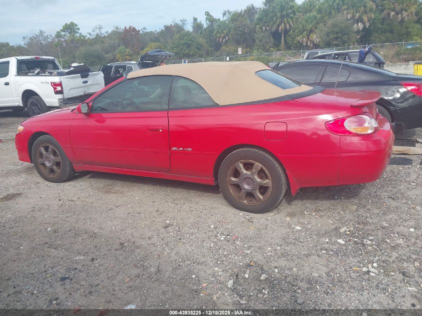 2003 Toyota Camry Solara Sle V6 VIN: 2T1FF28P43C604733 Lot: 43935225