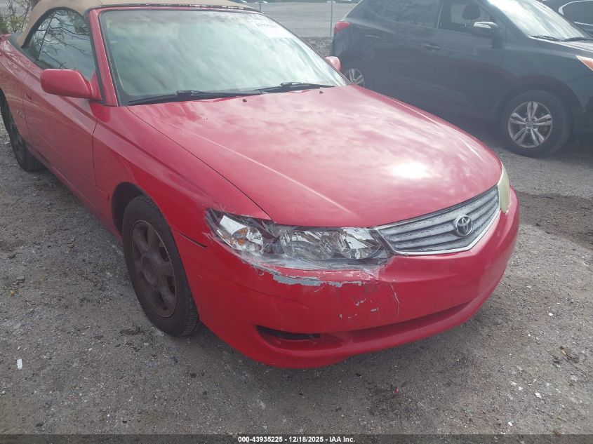 2003 Toyota Camry Solara Sle V6 VIN: 2T1FF28P43C604733 Lot: 43935225