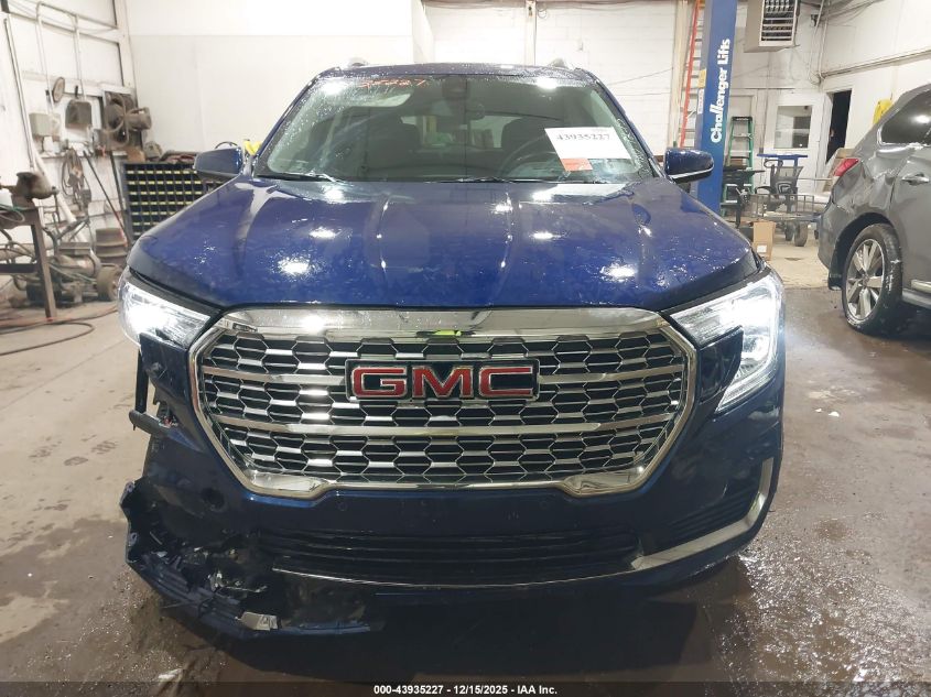 2022 GMC Terrain Awd Denali VIN: 3GKALXEV0NL265766 Lot: 43935227