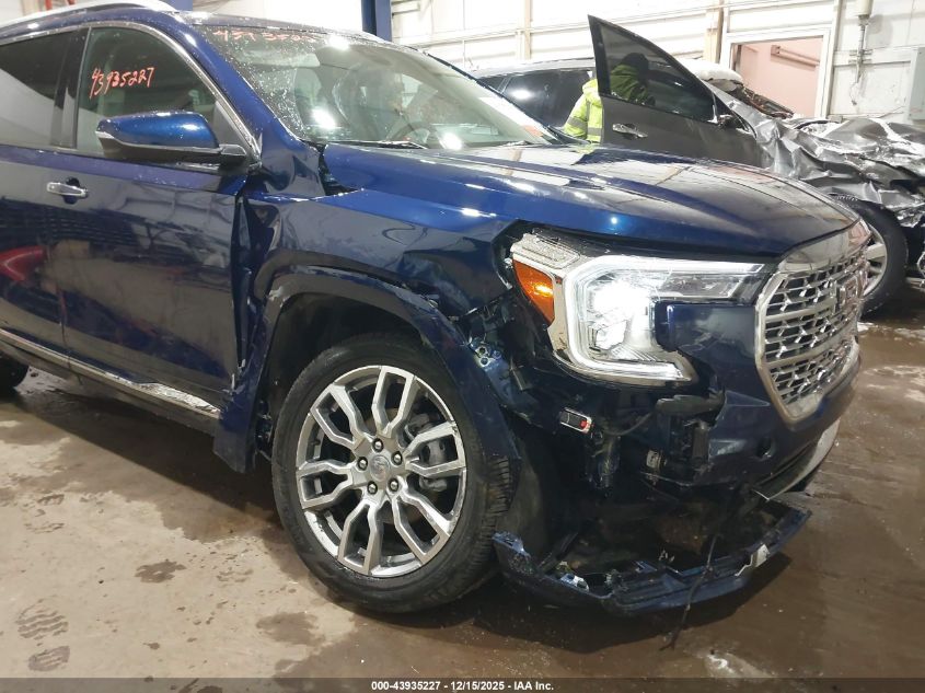 2022 GMC Terrain Awd Denali VIN: 3GKALXEV0NL265766 Lot: 43935227