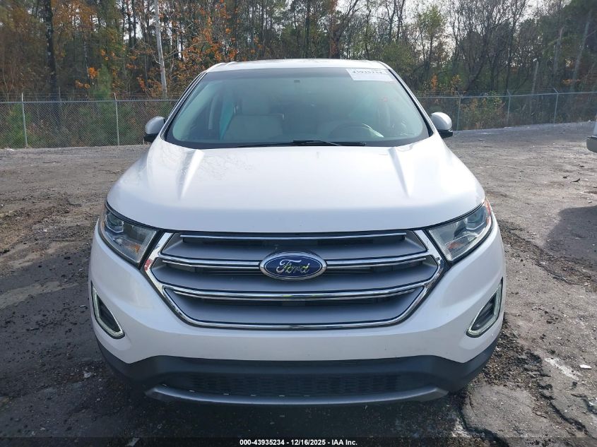 2017 Ford Edge Titanium VIN: 2FMPK3K86HBC24909 Lot: 43935234