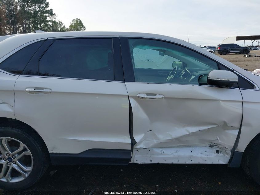 2017 Ford Edge Titanium VIN: 2FMPK3K86HBC24909 Lot: 43935234