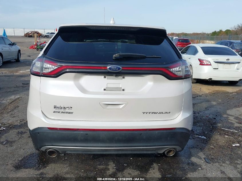 2017 Ford Edge Titanium VIN: 2FMPK3K86HBC24909 Lot: 43935234