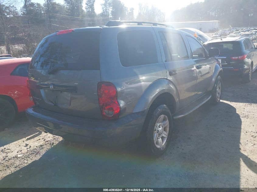 2008 Dodge Durango Sxt VIN: 1D8HD38K98F114605 Lot: 43935241