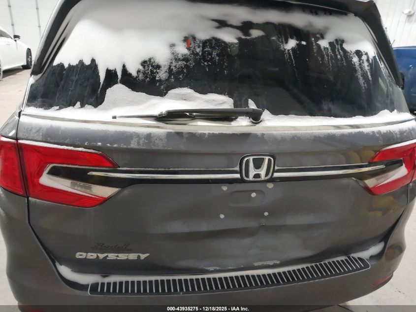 2022 Honda Odyssey Ex-L VIN: 5FNRL6H72NB023808 Lot: 43935275