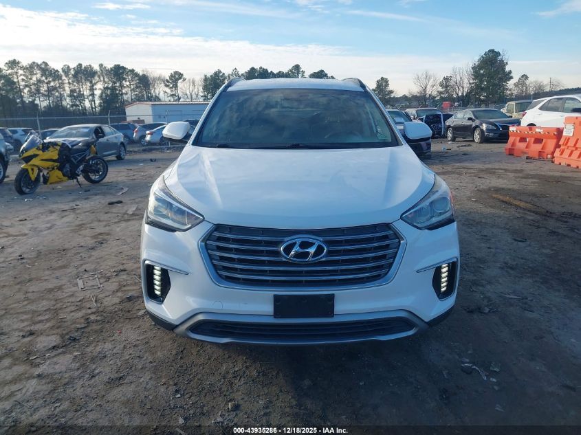 2017 Hyundai Santa Fe Se VIN: KM8SM4HFXHU170556 Lot: 43935286